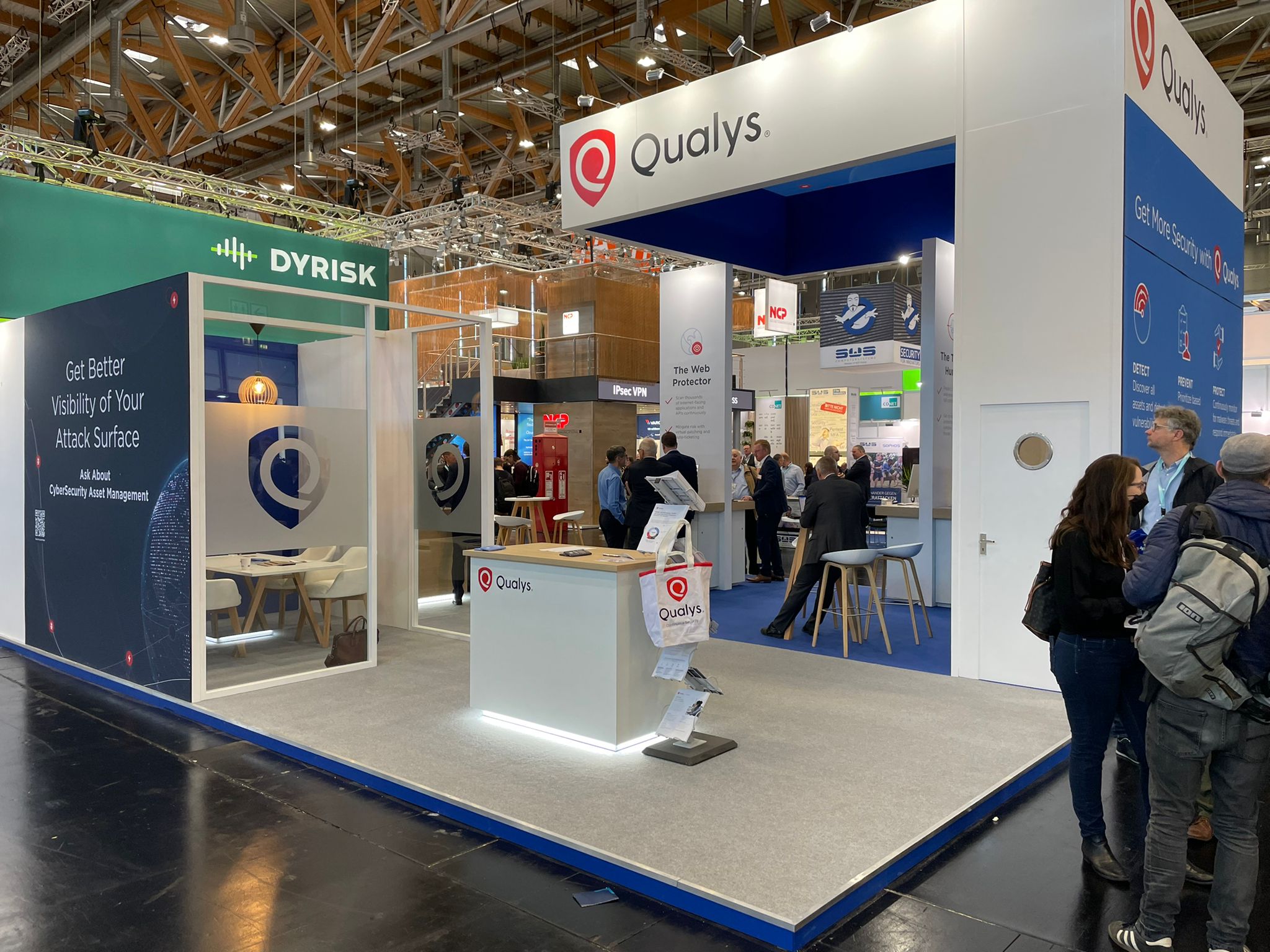 Qualys exhibition stand